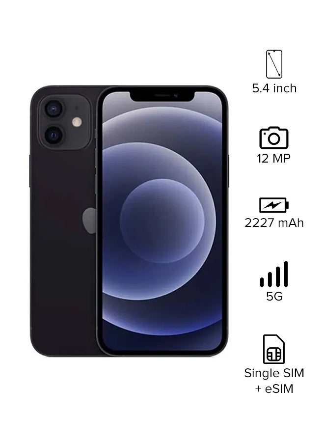 Apple iPhone 12 Mini With Facetime 256GB Black 5G - International Specs - Image 1