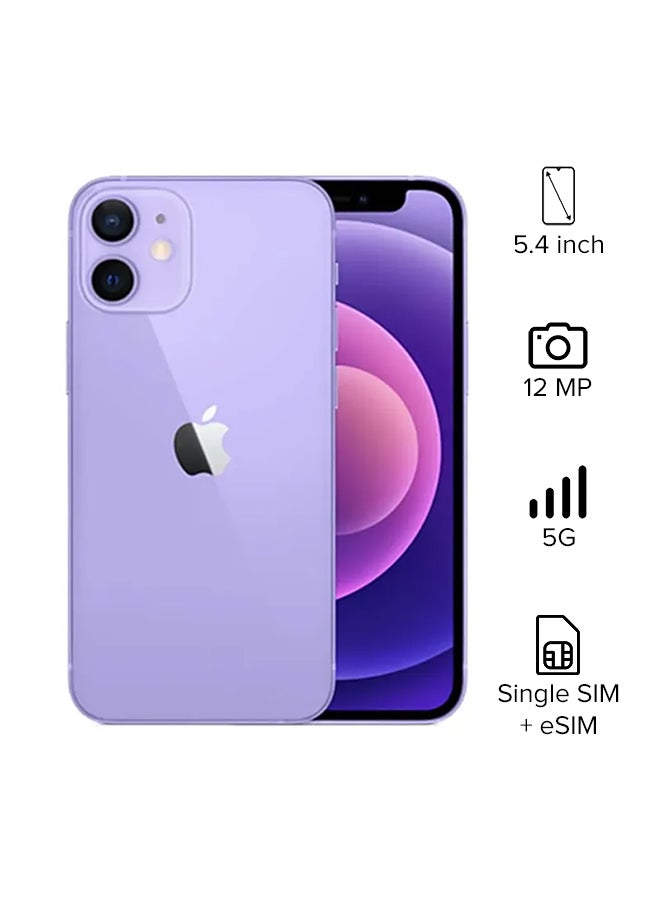 Apple - iPhone 12 Mini with Facetime 256GB Purple 5G - International Specs - Image 1