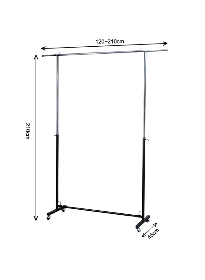 دبيلو تي- إيزي كير حامل ملابس متعدد الوظائف بسيط قائم - Image 3