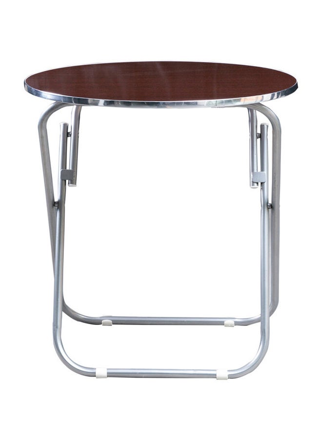 دبيلو تي- إيزي كير طاولة مستديرة محمولة قابلة للطي للاستخدام في الأماكن الخارجية وينج 70x70x70سم - Image 1