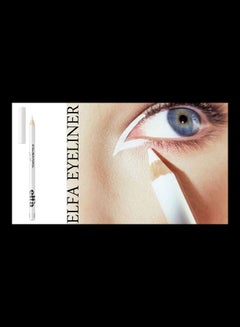 elfa Waterproof Long Lasting Eyeliner Pencil White  - Image 3