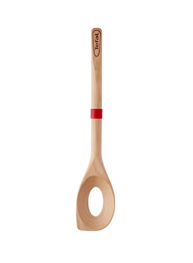 Tefal Ingenio Wood 1ounce Risotto spoon/Beige Brown 1ounce  - Image 1