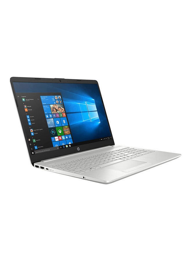 HP 15-dw3033dx Laptop 15.6 inch FHD Intel core i3-1115G4 8GB RAM/256GB SSD/Intel UHD Graphics/Windows 10 With English/Arabic Keyboards English/Arabic Natural Silver  - Image 2