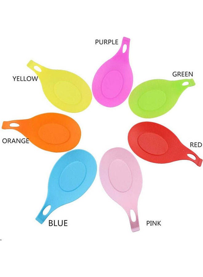 Silicone Insulation Spoon Rest Heat Resistant Red - Image 2