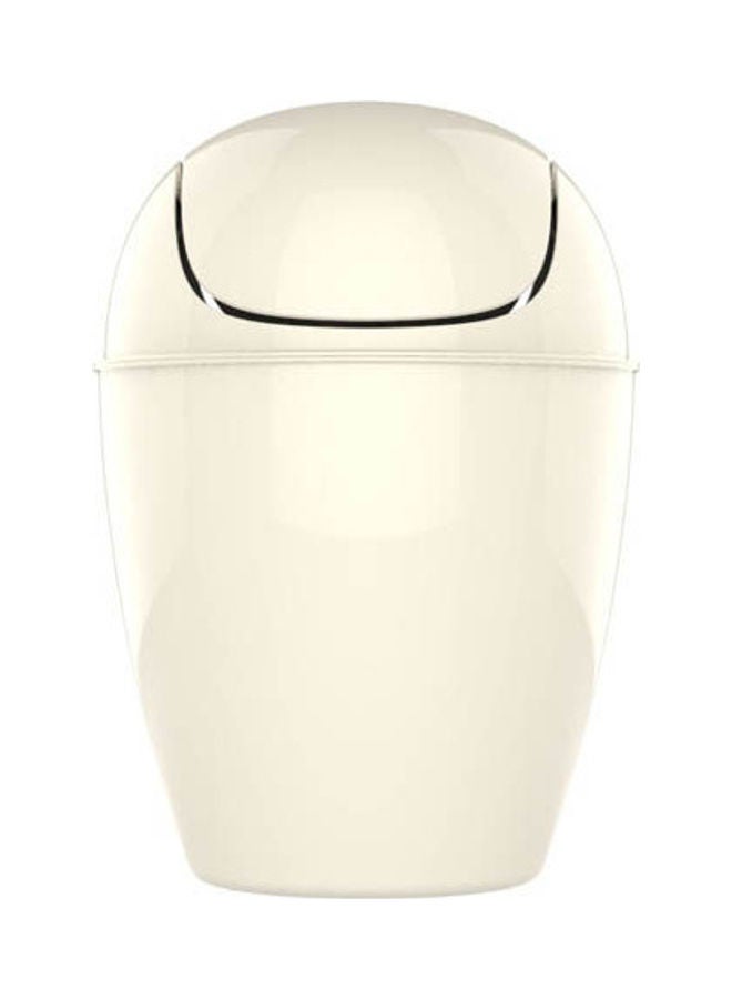 m-design Tidy Casa Swing Bin Off-White 12Liters 