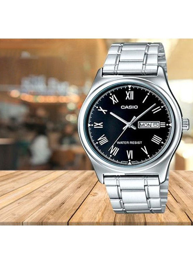 CASIO Men's Dress Analog Watch MTP-V006D-1B - 42 mm - Silver - Image 3