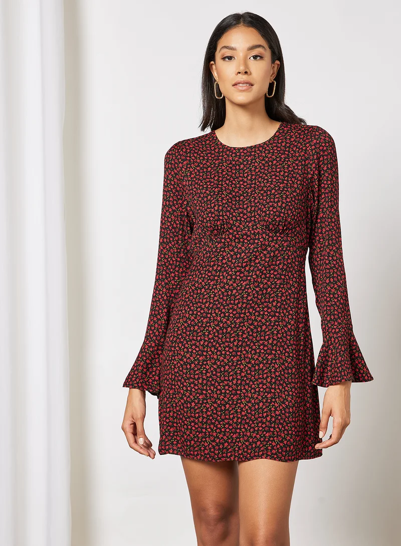 forever new Aspen Flare Sleeve Dress