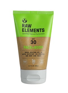 raw elements SPF 30 Face +Body Sunscreen 