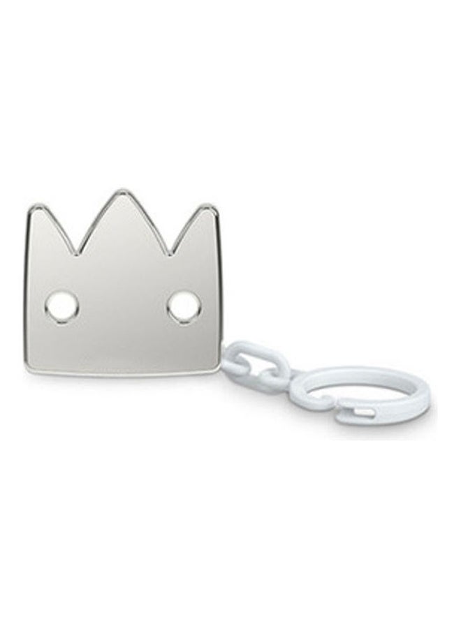 SUAVINEX Pacifier Clip Jewelery Crown Joy Silver - Image 2