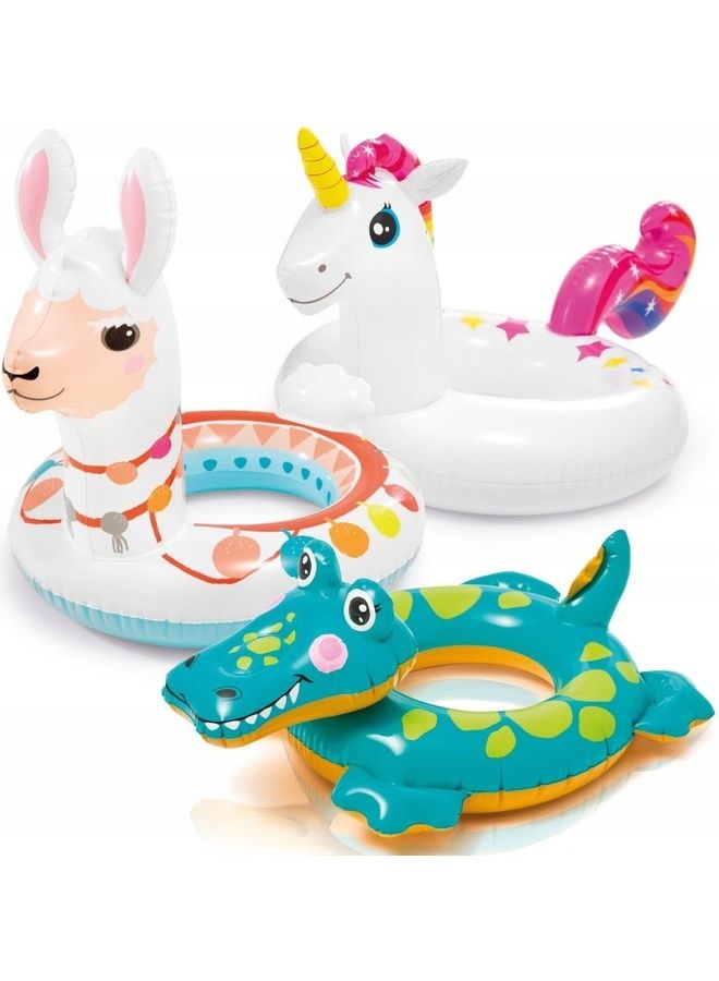 INTEX 1 Piece Big Animal Rings Assorted Style May Vary 12.72x3.82x16.54cm - Image 4