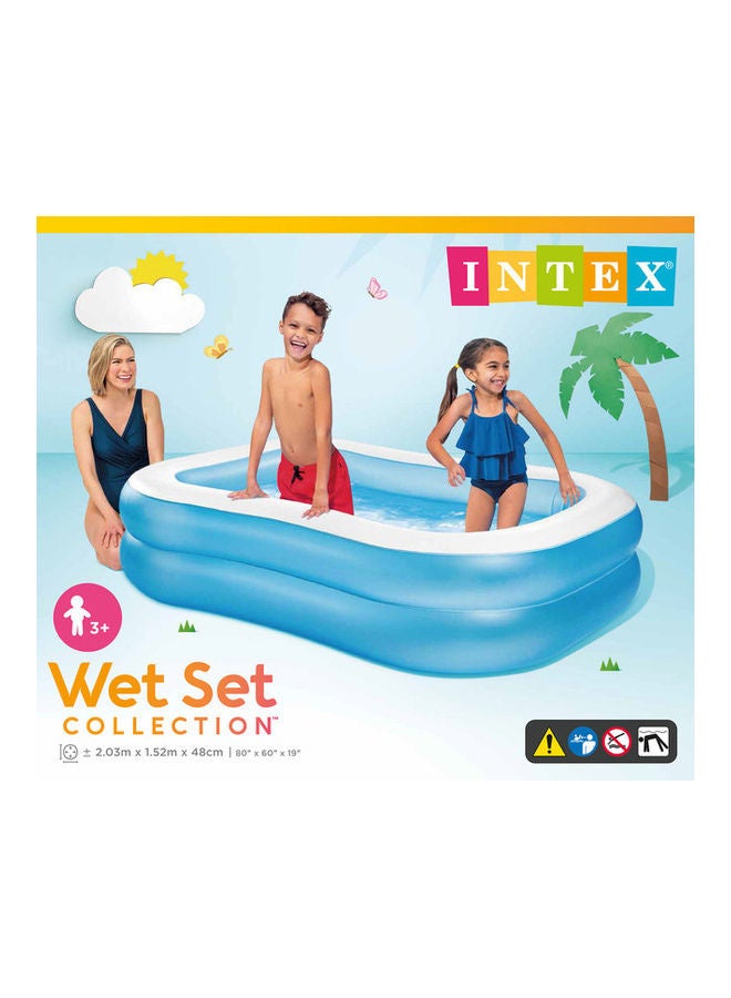 انتكس حمام سباحة عائلي سويم سنتر 203x152x48سم - Image 4