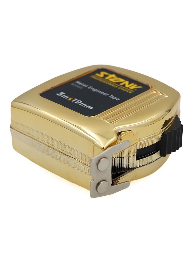 Stony Metal Engineer Tape Gold/Black 3x.019meter  - Image 3