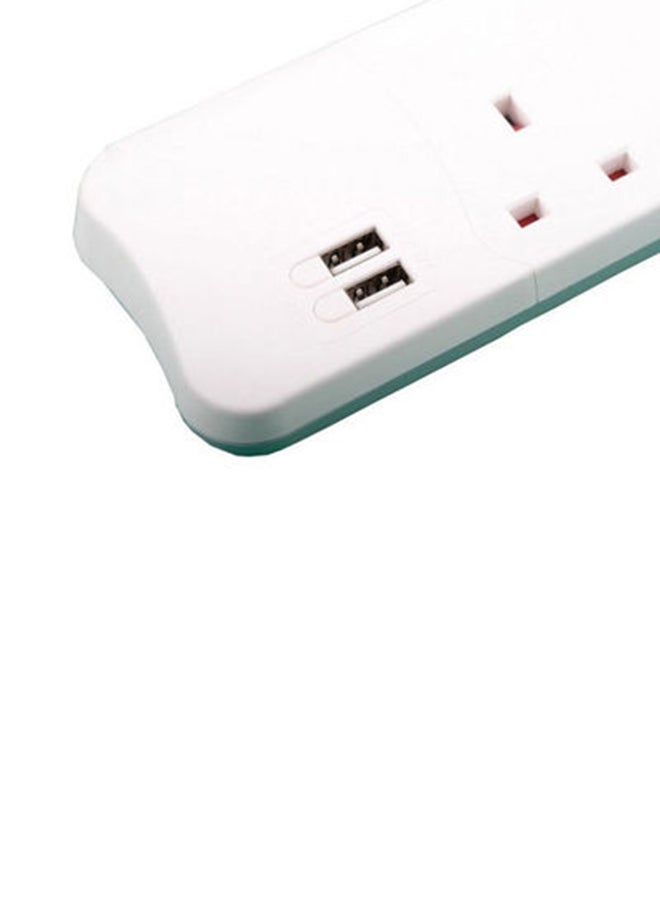 ليجراند - سلك تمديد طاقة بأربعة مقابس مع منفذ USB مزدوج - Image 1