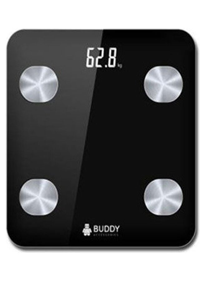 Buddy Digital Glass Weight Scale Black 