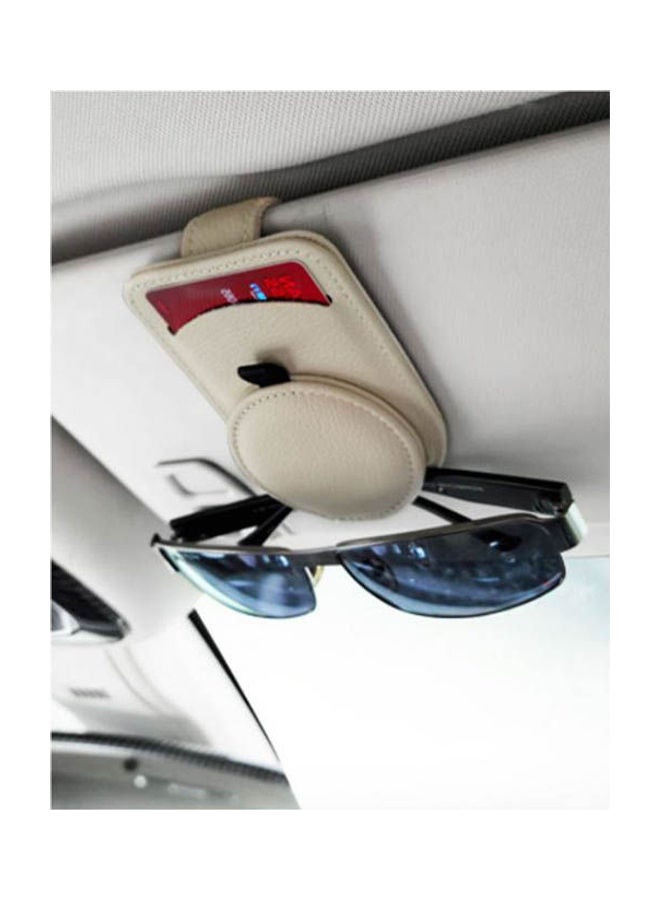 Generic Car holder For Glasses & license & cards installed in the car sunshade  - Image 1