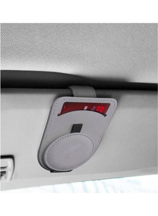 Generic Car holder For Glasses & license & cards installed in the car sunshade  - Image 4