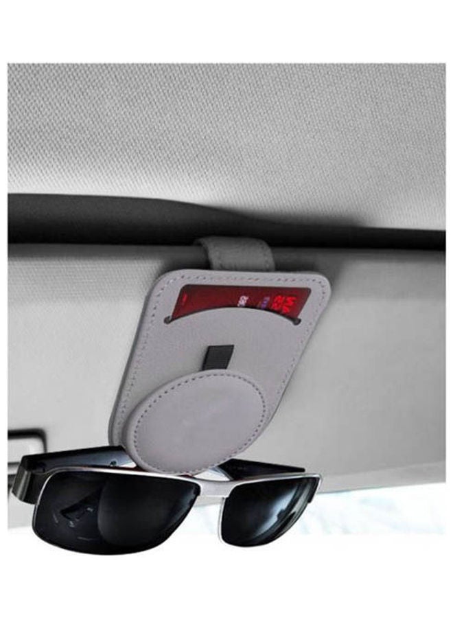 Generic Car holder For Glasses & license & cards installed in the car sunshade  - Image 1