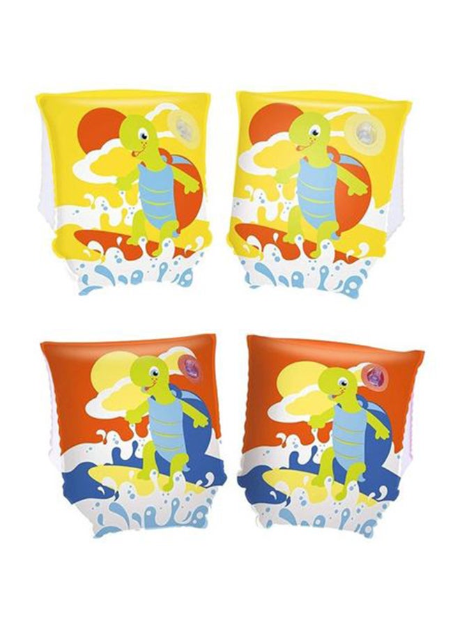 بست واي زوجان من أطواق أذرع للسباحة بتصميم سلاحف للأطفال 0.9 x 29 x 17سم - Image 2