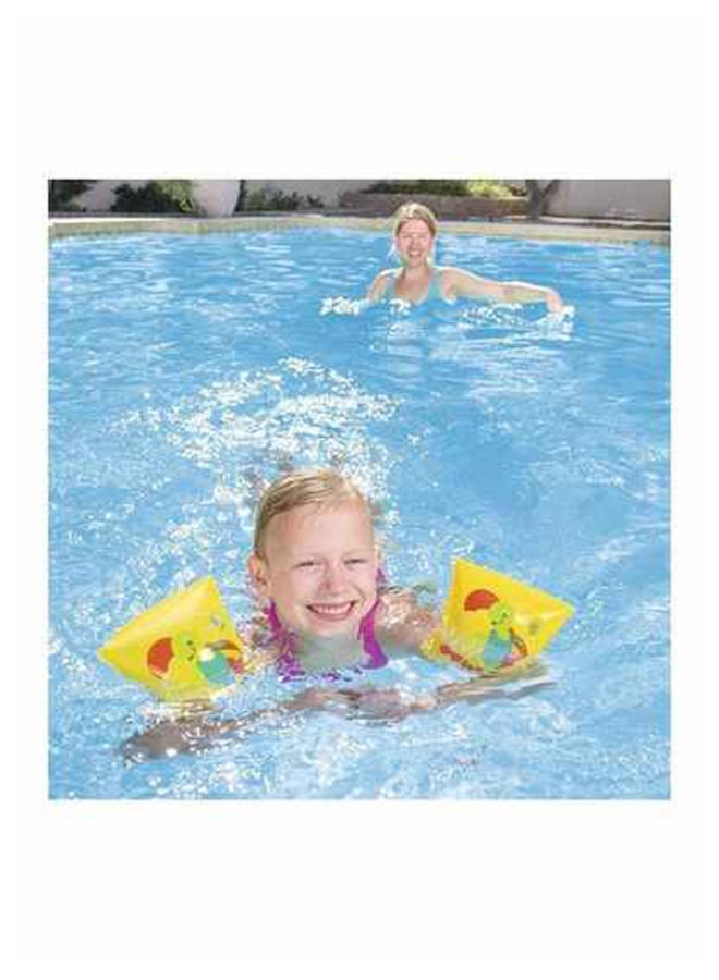 بست واي زوجان من أطواق أذرع للسباحة بتصميم سلاحف للأطفال 0.9 x 29 x 17سم - Image 4