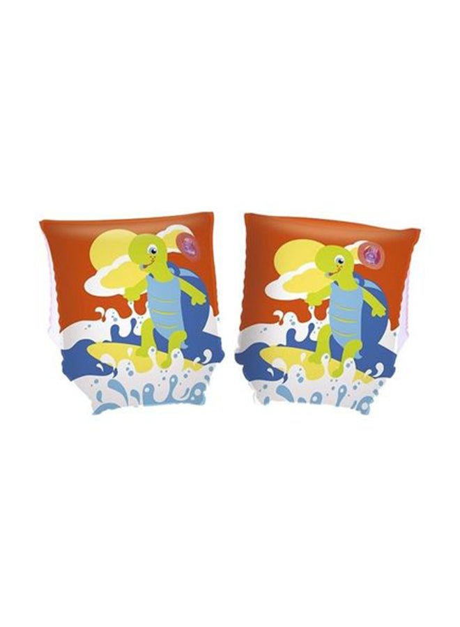 بست واي أطواق أذرع للسباحة بطبعة سلحفاة مقاس 23x15 سم - طراز ‏‎26-32043 23x15سم - Image 1