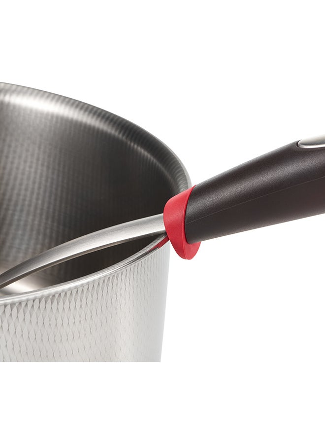تيفال سباتيولا إنجينيو بتصميمٍ مائل فضي/ أحمر/أسود 33.5x8.3سم - Image 5