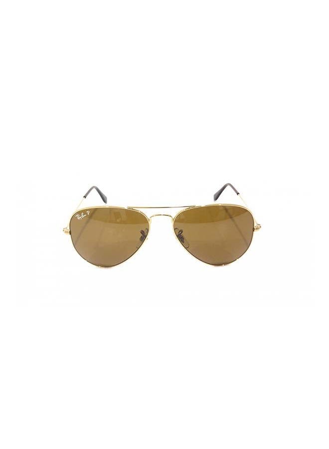 Ray-Ban Polarized Aviator Sunglasses - RB 3025 01 57 - Lens Size: 58 mm - Gold  - Image 2