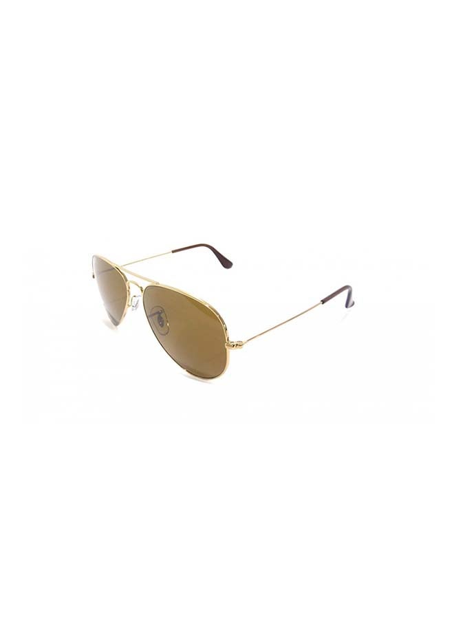 Ray-Ban Polarized Aviator Sunglasses - RB 3025 01 57 - Lens Size: 58 mm - Gold  - Image 3