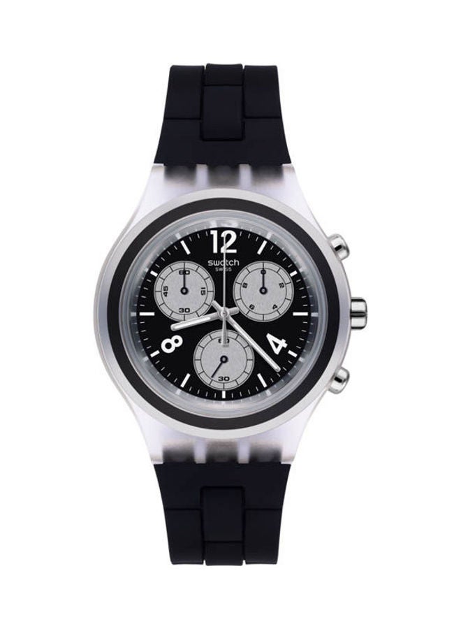 سواتش ساعة بعقارب وسوار من المطاط طراز SVCK1004 للرجال - Image 1