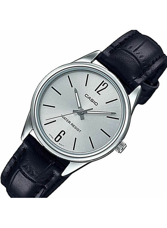 CASIO Men's Leather Analog Watch LTP-V005L-7BUDF - Image 2