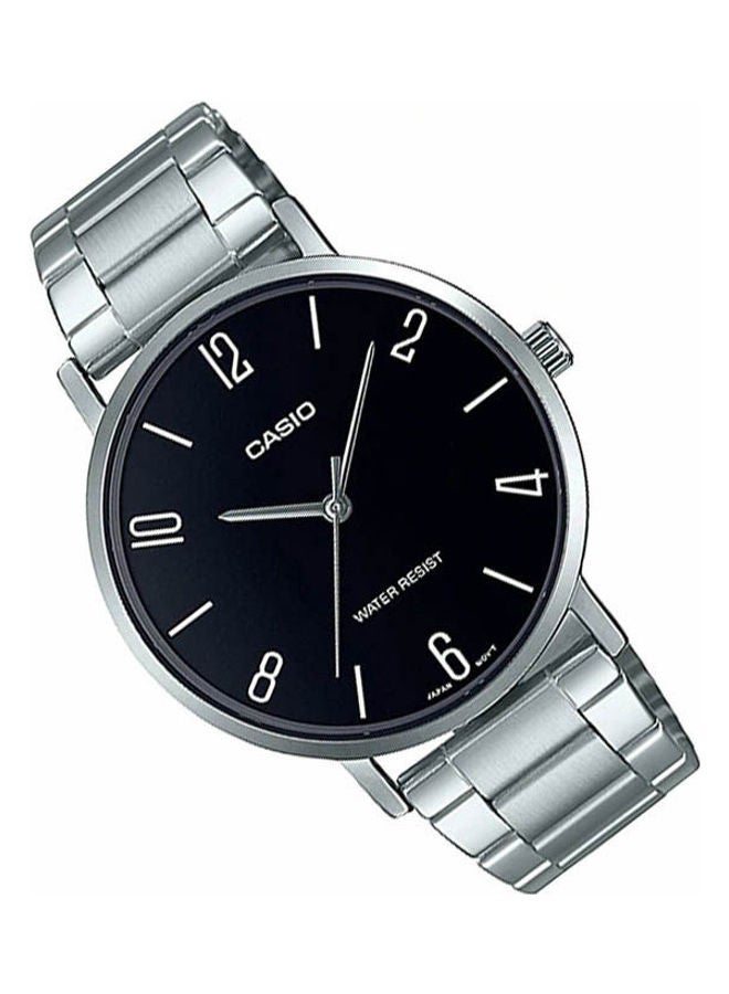 كاسيو ساعة تناظرية من الستانلس ستيل MTP-VT01D-1BUDF - Image 2