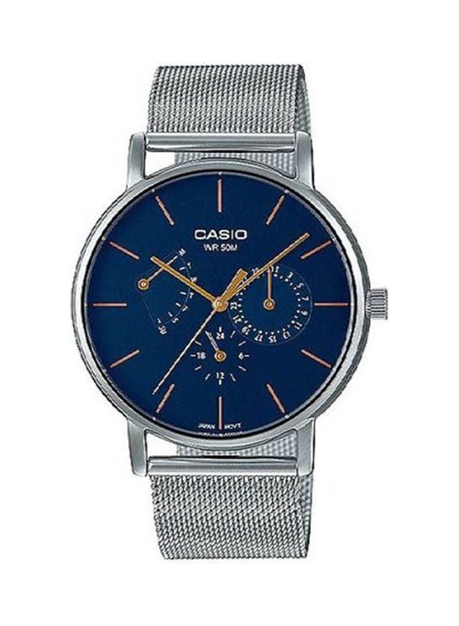 كاسيو ساعة أنالوج من الفولاذ المقاوم للصدأ MTP-E320M-2EVDF - Image 1