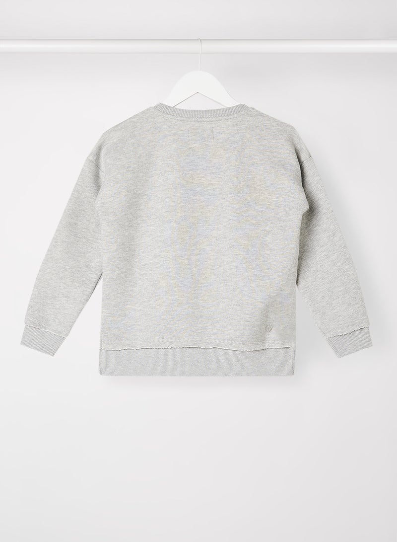Pepe Jeans LONDON - Kids Danielle Sweatshirt Grey - Image 1