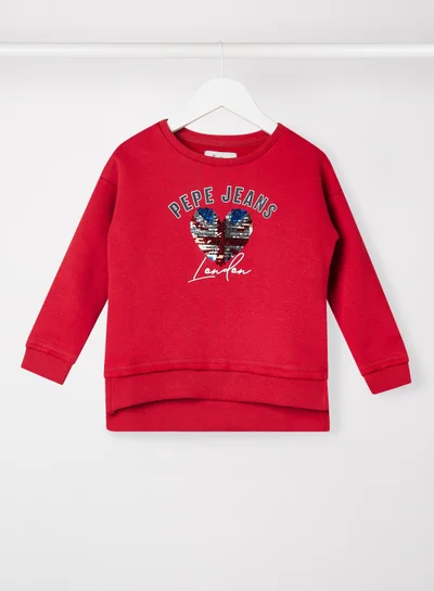 Pepe Jeans LONDON Kids Danielle Sweatshirt Red