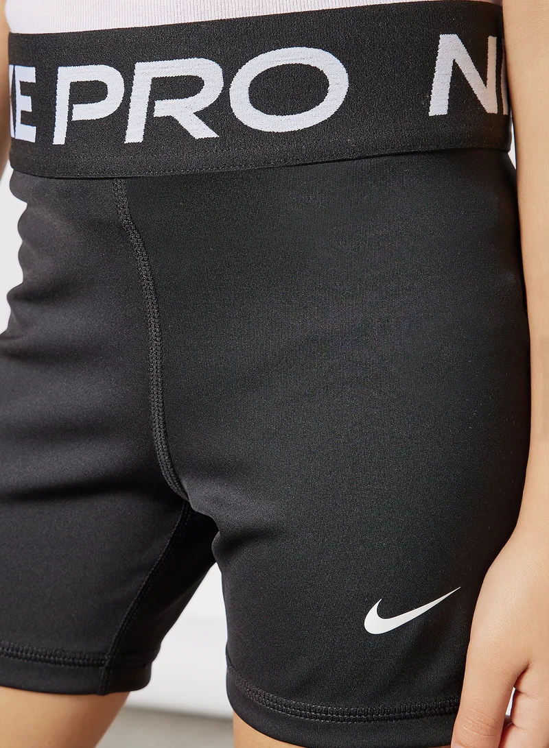 Nike Older Kids Pro Shorts Black