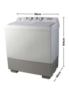AFTRON Top Load Twin Tub Washing Machine AFW14600X White/Grey  - Image 2
