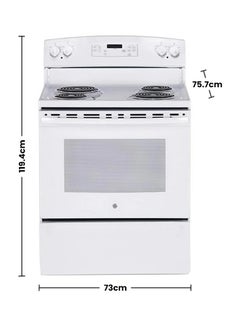 Mabe Electric Cooking Range 141.5L EML27WWF White  - Image 2