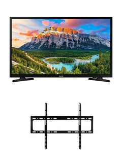 43-Inch Full Hd Led Tv   With Flat Panel Tv Wall Mount Bracket 20 X 26 Cm Black UA43T5300AU/bundle Black
