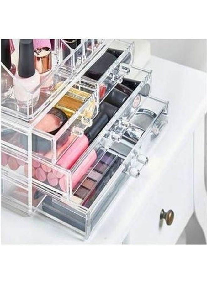 Makeup Organizer Box - 4 Drawers Multicolour - Image 2