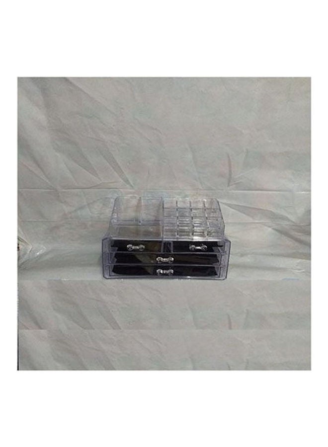 AS SEEN ON TV - Makeup Organizer With Mirror Clear - Image 1