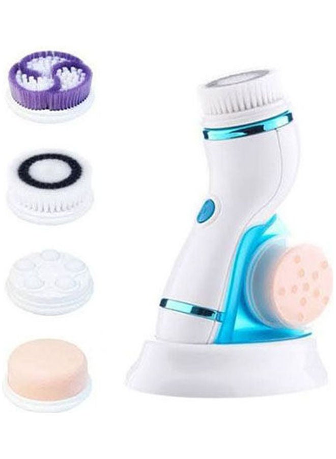 Generic 4 In 1 Facial Cleaning Brush White  - Image 1