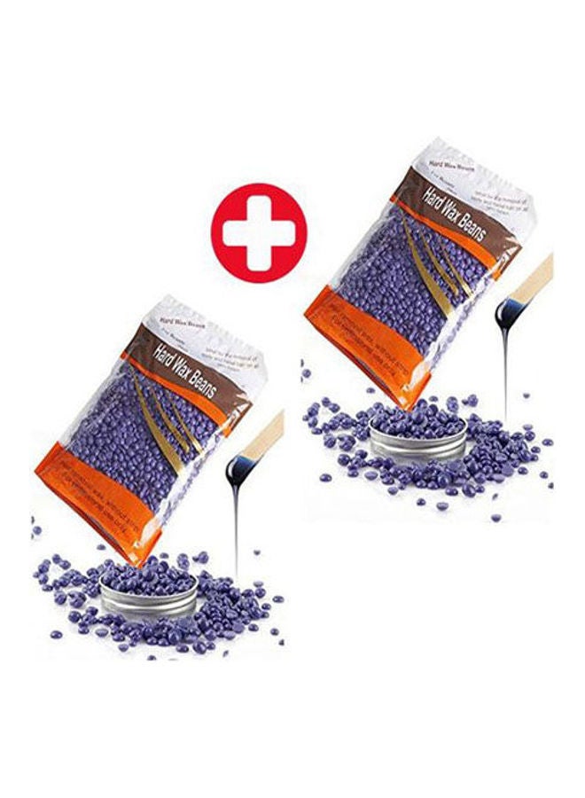 Hard Wax Beans Hair Remover -2 Pcs- 10 Sticks Purple 500grams