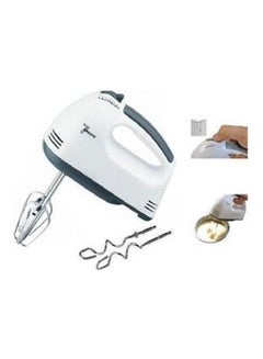 ماركة غير محددة Scarlett Portable Hand Mixer Machine With 7 Speed + 4 Pcs Stainless Blender White  - Image 1