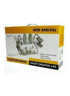 Generic Stainless Steel Dish Rack Silver  - Image 2