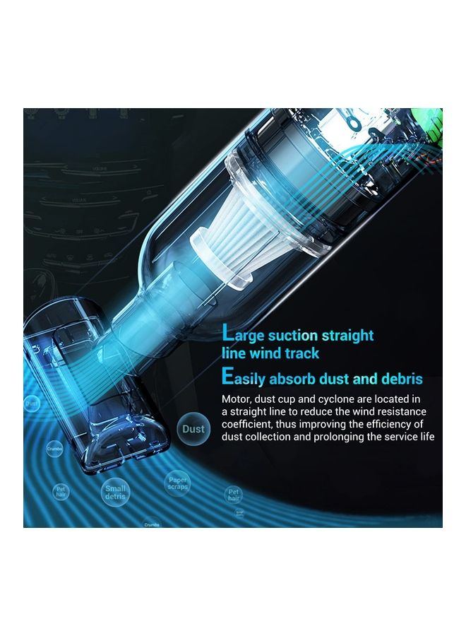 Arabest Wireless Vacuum Cleaner 120 W Vacuum 3 Green  - Image 3