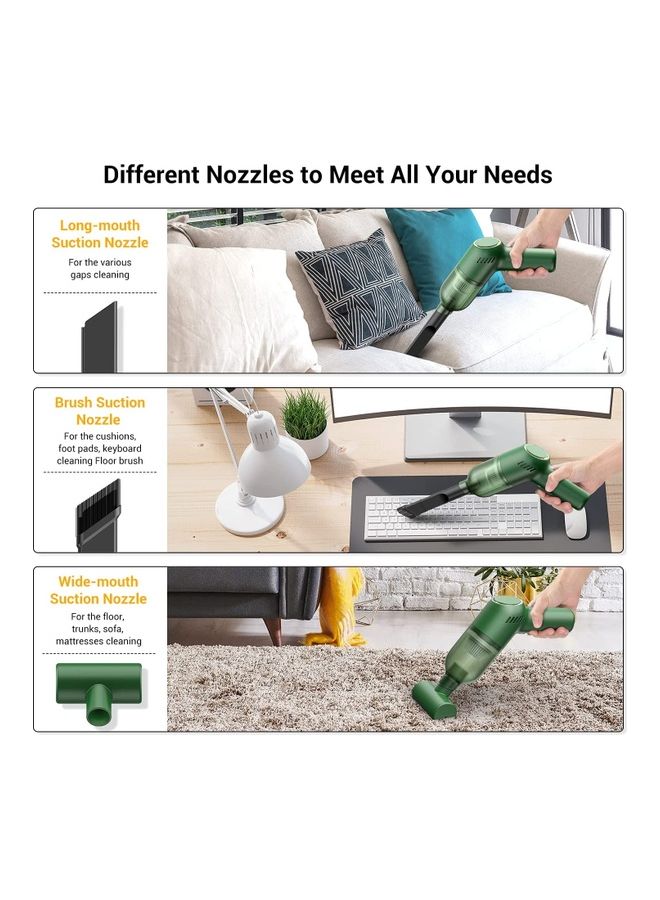Arabest Wireless Vacuum Cleaner 120 W Vacuum 3 Green  - Image 5