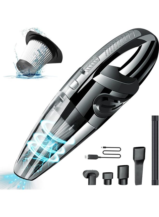 Arabest Handheld Cordless Vacuum Cleaner 100 W Vacuum 5 Black  - Image 1