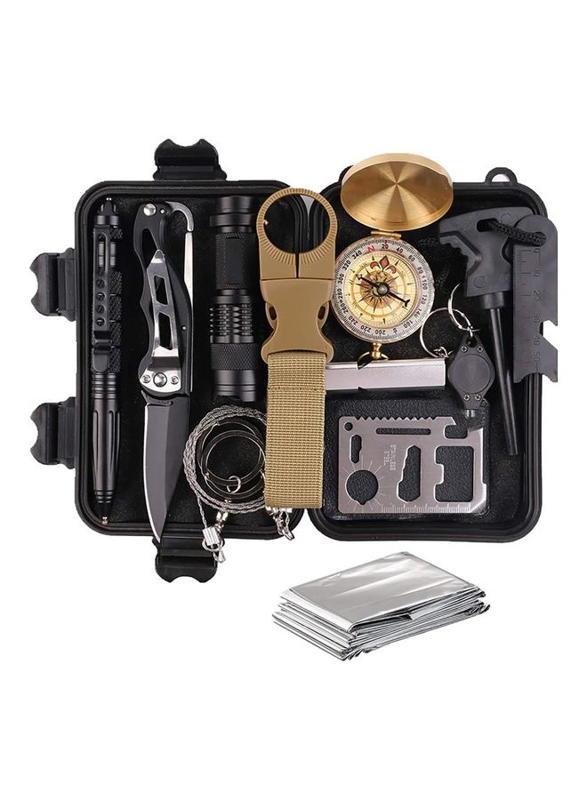 Arabest 14-Piece Professional Survival Gear Equipment Tools Set  - Image 1
