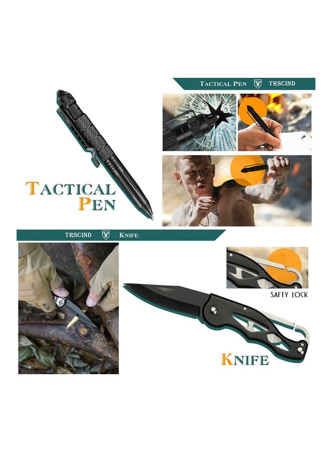 Arabest 14-Piece Professional Survival Gear Equipment Tools Set  - Image 2