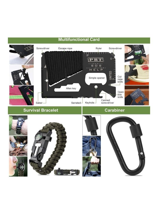 Arabest - 22-Piece Professional Survival Gear Equipment Tools Set 17x10x5cm - Image 1