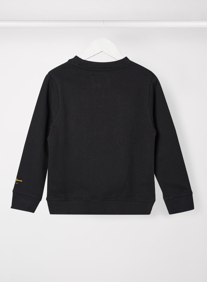 Pepe Jeans LONDON - Kids Infinity Sweatshirt Black - Image 1